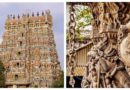 Храм Варадхараджа. Золотая лестница и каменные цепи. 